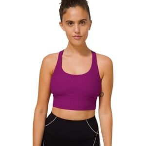 Lululemon Energy Bra Long Line Ribbed *Medium Support, B–D Cup